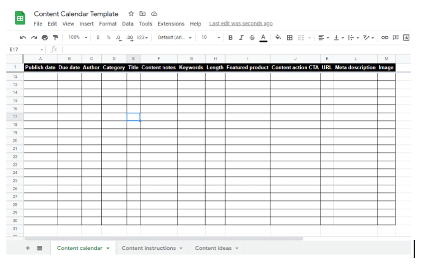 Google Sheets