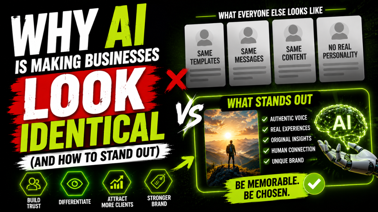 Why AI Is Making Businesses Look Identical (And How To Stand Out)