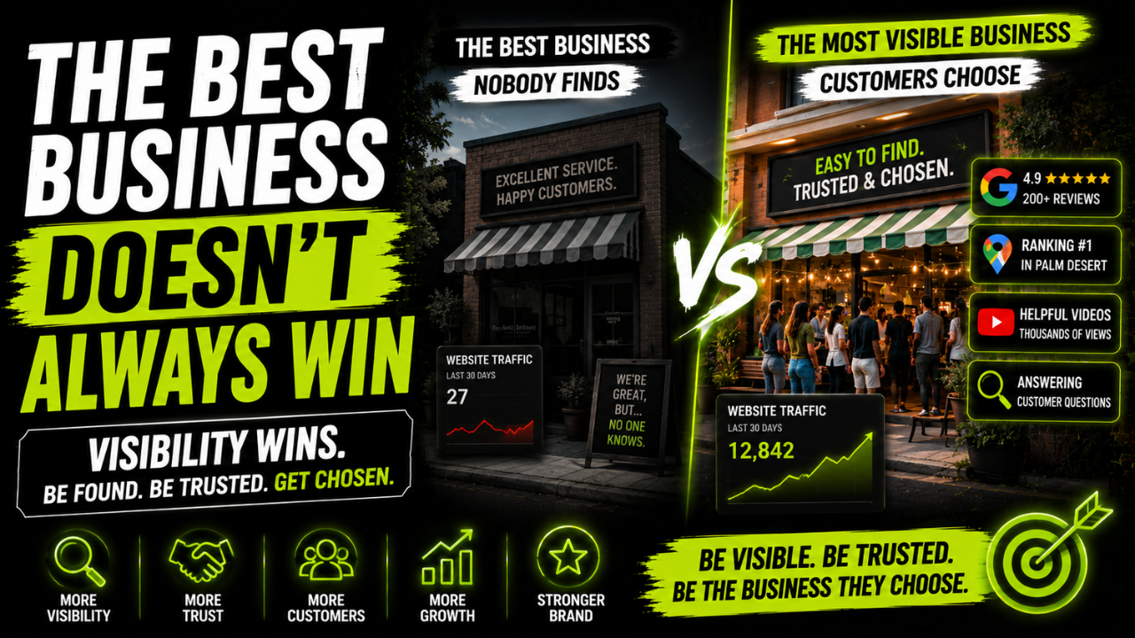 Why the Businesses That Win Online Aren’t Always the Best—They’re the Most Visible
